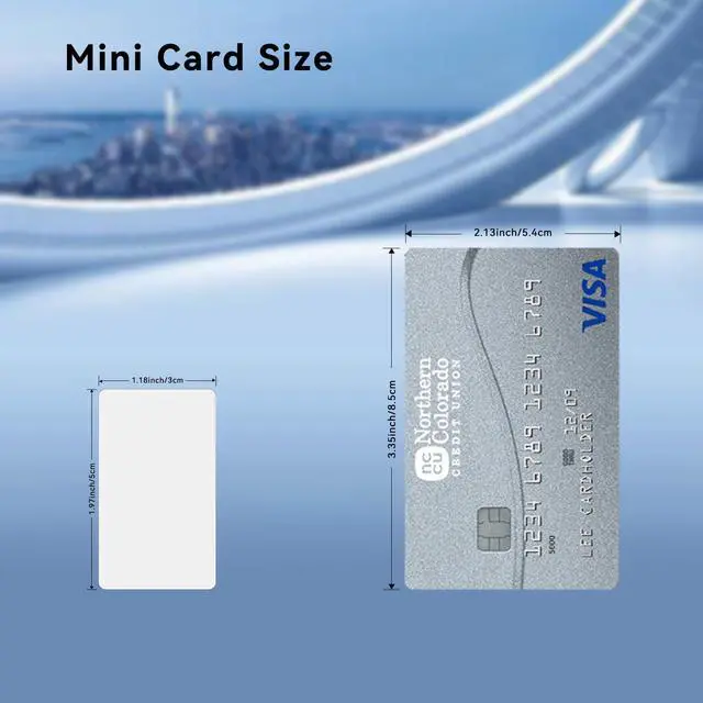 Alt view image 2 of 6 - 50PCS NFC Cards NTAG215 NFC Tag Blank White Mini-Card, 504 Bytes Memory 215 Chip NFC Card Compatible with All NFC-Enabled Android Mobile Devices and Game Consoles