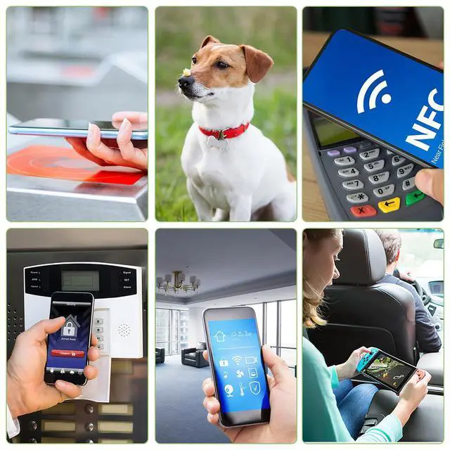 Alt view image 7 of 7 - NFC Tag Stickers White NTAG215 Tag Rewritable Round Coin NFC Cards with Adhesive Back Compatible with Mobile Phones(50Pcs)
