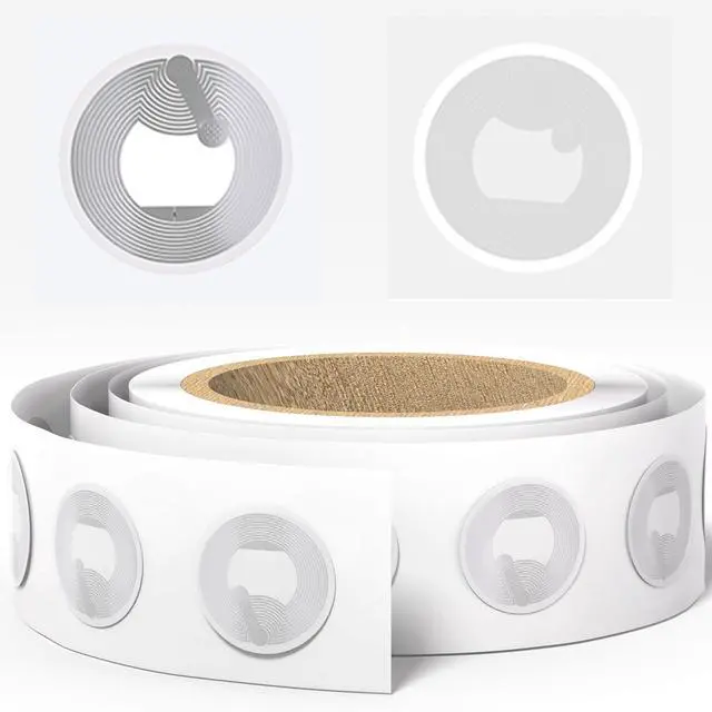 Main image of NFC Tags Sticker with NTAG215 Blank Chips NFC Stickers Adhesive Labels RFID Tags Rewritable Memory Compatible with NFC-Enabled Smartphones and Devices (Tag215-25PCS)