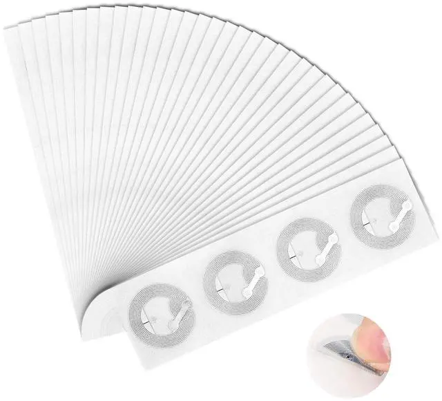 Main image of 100 Pcs NFC Stickers Ntag215 Programmable NFC Tags Sticker Rewritable RFID Stickers 504 Bytes Memory Adhesive Labels Compatible with NFC-Enableds