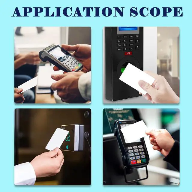 Alt view image 5 of 7 - 100pcs NFC Cards NTAG215 NFC Tags Programmable NFC Card NFC Business Card NFC 215 Rewritable NFC Tags iPhone Compatible with NFC Enabled Mobile Phones & Devices