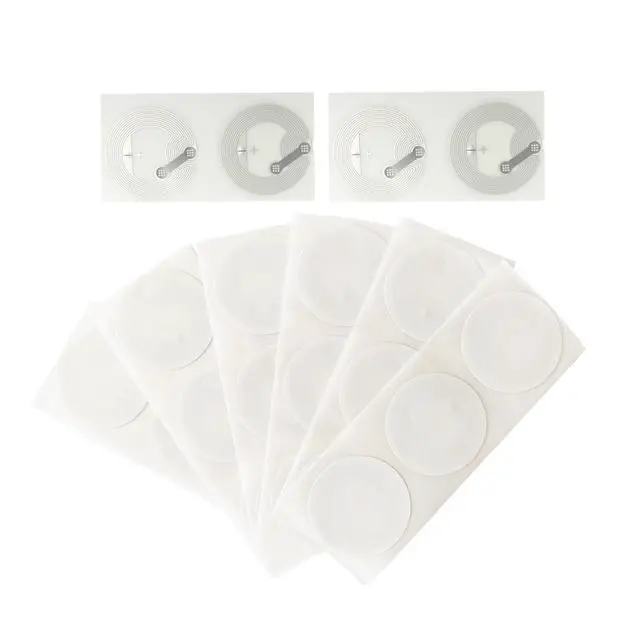 Alt view image 3 of 7 - 50pcs NFC Tags Sticker Programmable NFC Stickers Ntag215 Chip Rewritable RFID Stickers 504 Bytes Memory Adhesive Labels Compatible All NFC-Enabled