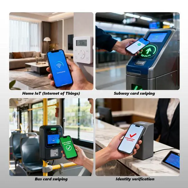 Alt view image 7 of 7 - 50pcs NFC Tags Sticker Programmable NFC Stickers Ntag215 Chip Rewritable RFID Stickers 504 Bytes Memory Adhesive Labels Compatible All NFC-Enabled
