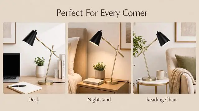 Alt view image 6 of 7 - HaloBar Modern Desk Lamp, Reading Lamp for Home Office