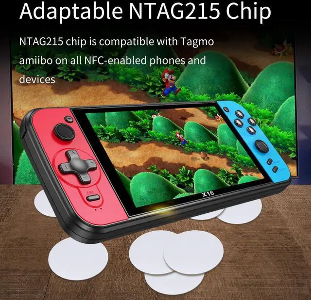 Alt view image 2 of 7 - 20 pcs NFC Tags NFC Stickers NTAG215 NFC Tag Sticker NFC Sticker Programmable NFC Chip Home Assistant NFC Tags with Adhesive Back, Compatible with TagMo and NFC Enabled Devices