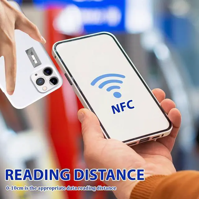 Alt view image 6 of 7 - 20 Pcs NFC Tags Sticker with Original NTAG213 Chip NFC Stickers Adhesive Labels Transparent RFID Tags Rewritable 144 Bytes Memory Suitable for All NFC-Enabled Devices and Smartphones