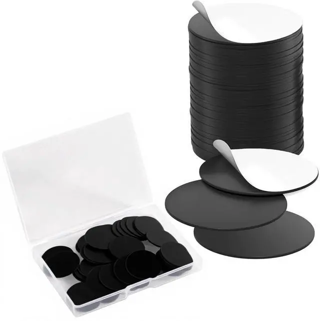 Main image of 10 PCS NFC Tags, NTAG215 Blank Waterproof 25mm Round Coin NFT Chips with Adhesive, Programmable & Rewritable, Compatible with Amiibo, TagMo, iOS & Android Devices (Black)