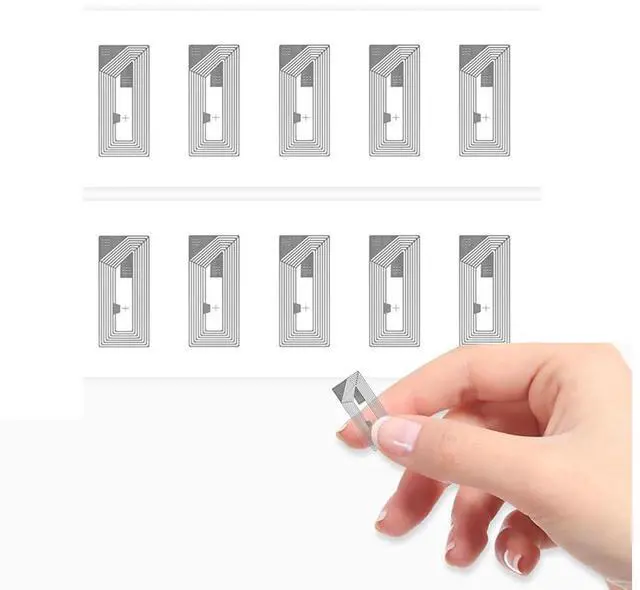 Main image of NFC Tags Sticker with Original NTAG215 Chip11 * 21mmTransparent RFID Tags Rewritable 504 Bytes MemorySuitable for All NFC-Enabled Devices (10PCS)