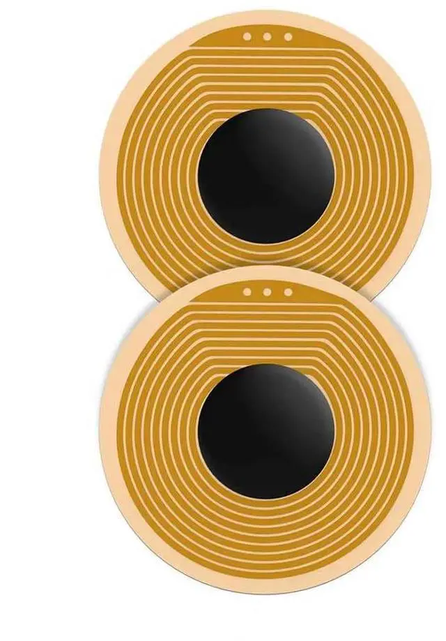 Main image of NFC Tags Sticker with Original NTAG215 Chip10mm Round Waterproof Flexible RFID StickersRewritable 504 Bytes MemorySuitable for All NFC-Enabled Devices (2PCS)
