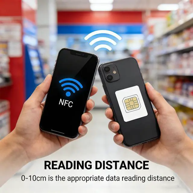 Alt view image 5 of 6 - 20 Pcs NFC Tags Sticker with Original NTAG213 Chip NFC Stickers Adhesive Labels Transparent RFID Tags Rewritable 144 Bytes Memory Suitable for All NFC-Enabled Devices and Smartphones