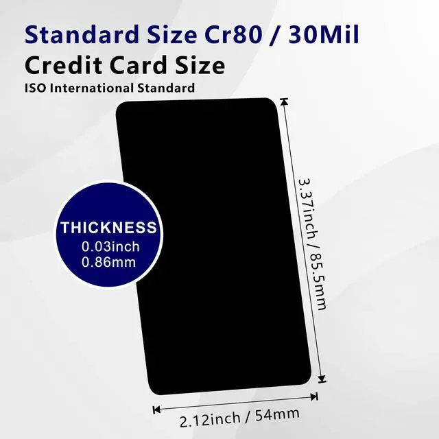 Alt view image 2 of 6 - 10pcs NFC Tags NTAG215 NFC Cards NFC Business Card Black NFC Card Programmable NFC Chip Compatible with NFC Enabled Mobile Phones & Devices