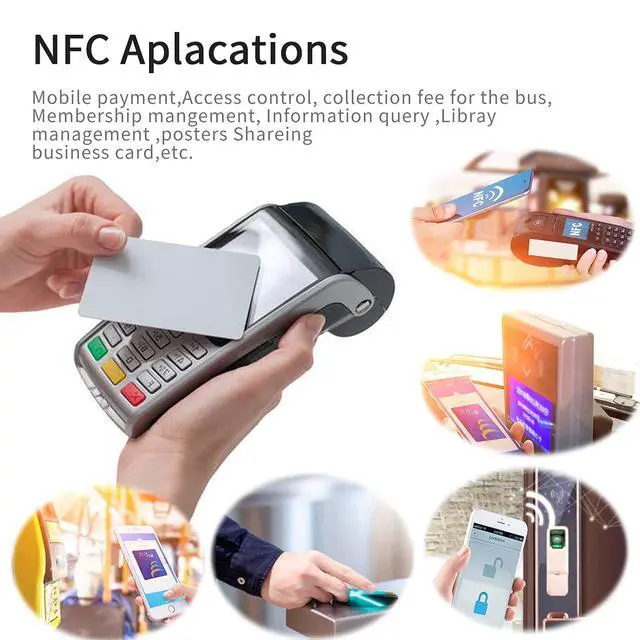 Alt view image 7 of 7 - 10pcs NFC Cards NFC Tags NTAG215 NFC Business Card Blank NFC Cards NFC Tag Cards,504 Bytes Programmable NFC Tags,Compatible with Android and NFC Enabled Mobile Phones Devices