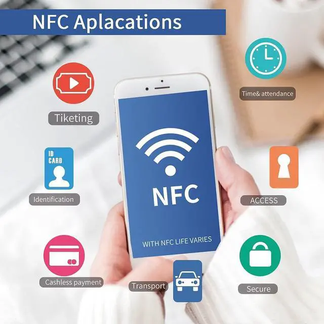 Alt view image 5 of 7 - 10pcs NFC Stickers NFC Tags Sticker NTAG215 NFC Rewritable Black Tags NFC 215 RFID Sticker (25mm) Programmable NFC Tag 504 Bytes Compatible with iPhone and All Other NFC Enabled Devices
