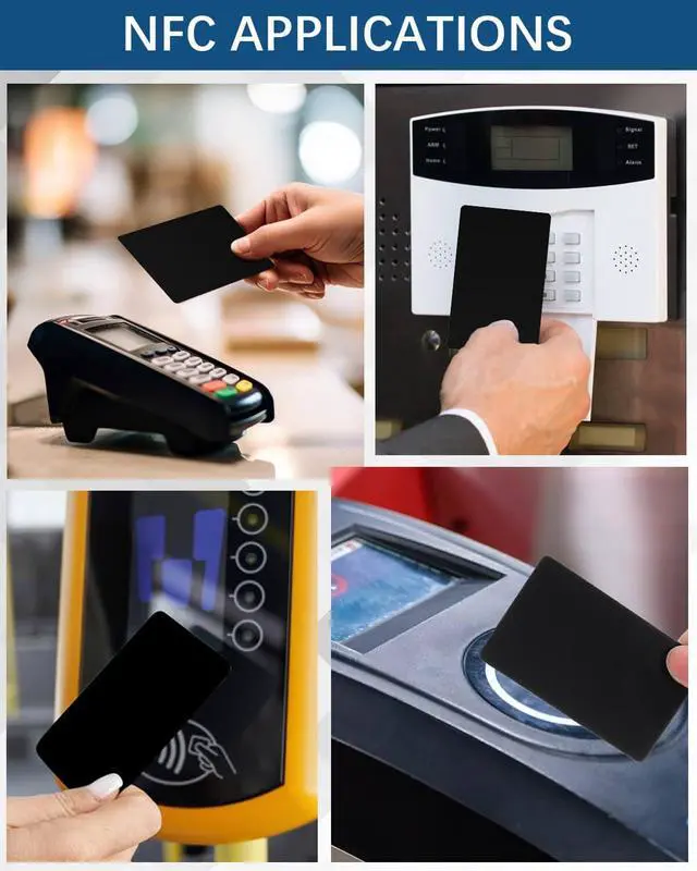 Alt view image 5 of 7 - 20pcs NFC Tags Rewritable NFC Cards NTAG 215 PVC Cards Blank Easy Convenient Programmable NFC Business Card NFC Chip 504 Bytes Memory NFC Tag Compatible with All NFC Enabled