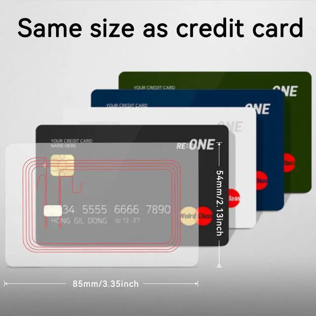Alt view image 2 of 6 - 10pcs NFC Cards Ntag215 Cards Transparent Card Rewritable NFC Tags 504 Bytes Work Perfectly with All NFC-Enabled Devices