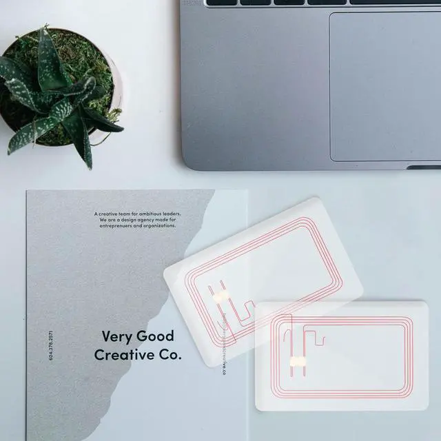 Alt view image 3 of 6 - 10pcs NFC Cards Ntag215 Cards Transparent Card Rewritable NFC Tags 504 Bytes Work Perfectly with All NFC-Enabled Devices