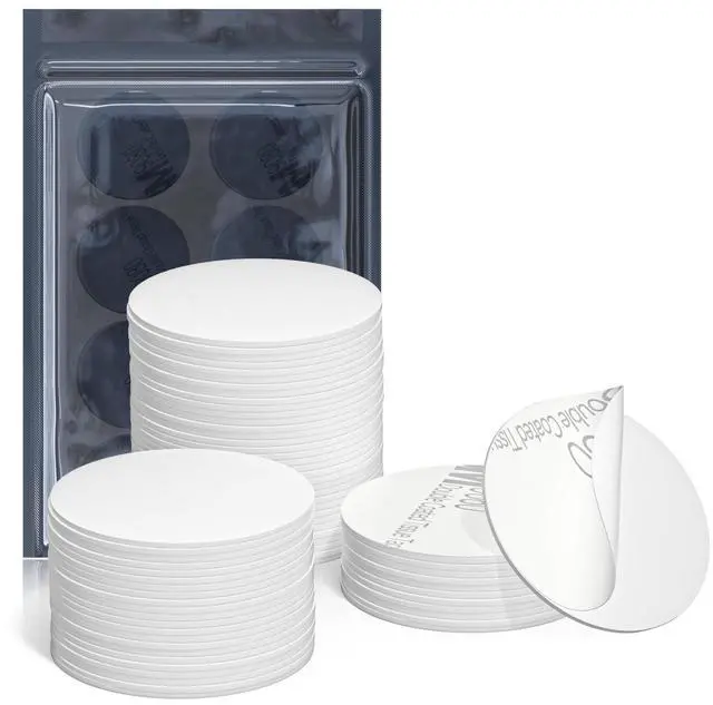 Main image of 30 Pieces NTAG215 Tags Blank NFC 215 Tags Programmable NFC Chip NFC Cards with Adhesive Back, Compatible with TagMo and NFC Enabled Devices
