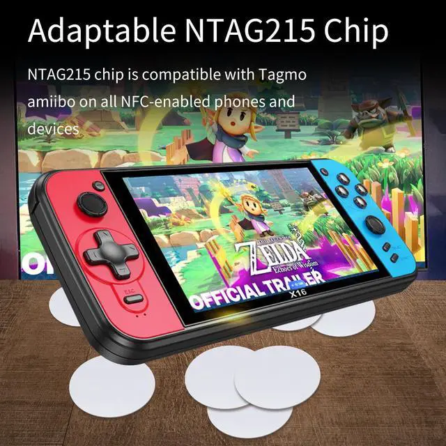 Alt view image 5 of 7 - 30 Pieces NTAG215 Tags Blank NFC 215 Tags Programmable NFC Chip NFC Cards with Adhesive Back, Compatible with TagMo and NFC Enabled Devices