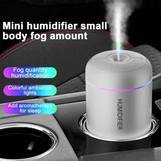 Alt view image 2 of 7 - Portable Mini Humidifier, USB Personal Desktop Humidifier for Car, Office Room, Bedroom,etc. 2 Mist Modes, Quiet Mist Air Humidifier.