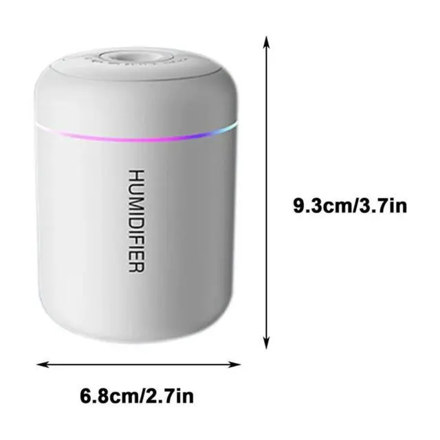 Alt view image 5 of 7 - Portable Mini Humidifier, USB Personal Desktop Humidifier for Car, Office Room, Bedroom,etc. 2 Mist Modes, Quiet Mist Air Humidifier.