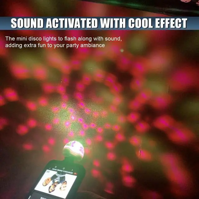 Alt view image 4 of 6 - USB LED Car Interior Atmosphere Lamp Portable Plug-in Mini RGB Ambient Light, Sound Activated LED Decorative Night Light for Vehicle, Laptop, Home Office & Party (White)