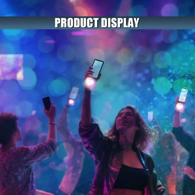 Alt view image 5 of 6 - USB LED Car Interior Atmosphere Lamp Portable Plug-in Mini RGB Ambient Light, Sound Activated LED Decorative Night Light for Vehicle, Laptop, Home Office & Party (White)
