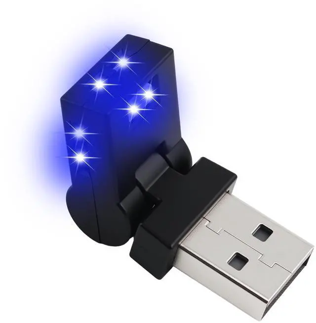 Main image of Mini USB LED Lights for Car,5V RGB Car LED Lights Interior USB Light with Adjustable Color & Brightness,Portable USBs A Ambient Lighting Cars Interior for Cars Atmosphere