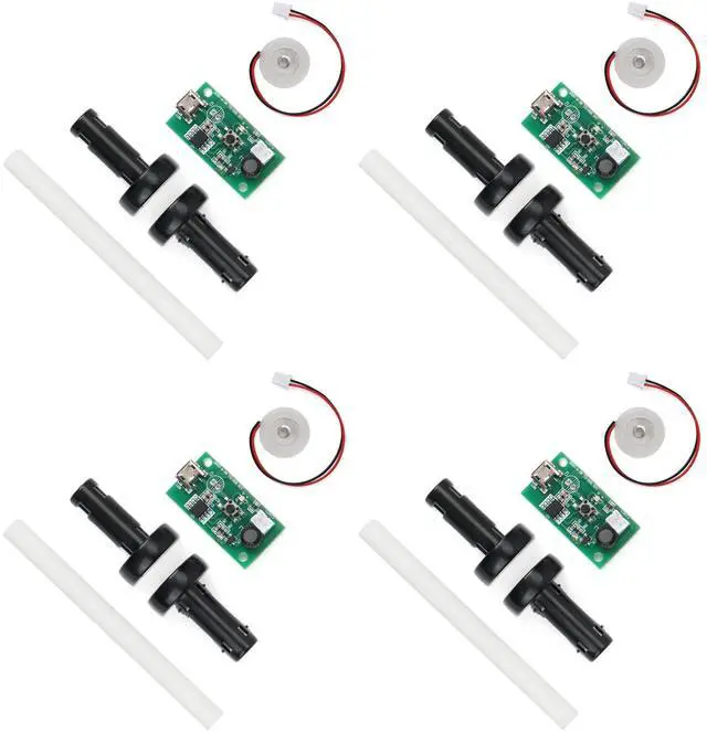 Main image of 4Pcs USB Humidifier Module 5V Humidifieration Atomizer Spray Circuit Ultrasonic Humidifier Board Atomization Plate Disc Drive Board DIY Home