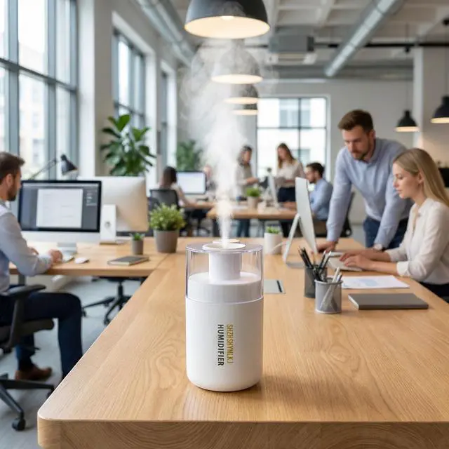 Alt view image 4 of 7 - Mini Humidifier, 2-in-1 Aroma Diffuser & Humidifier, 7-Color LED Night Light, USB Portable, 4H/8H Timer, Auto Shut-Off, for Travel, Hotel, Car, Office, Personal Use (white, 2.8*3.2*4.7)