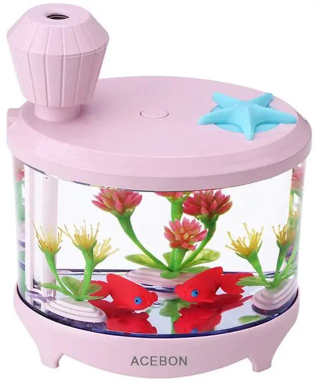 Main image of Portable Mini Humidifier, 460ml Cool Mist Small Humidifier, USB Quiet Operation Desktop Humidifiers for Baby Bedroom Travel Office Home, 2 Mist Modes (Pink)