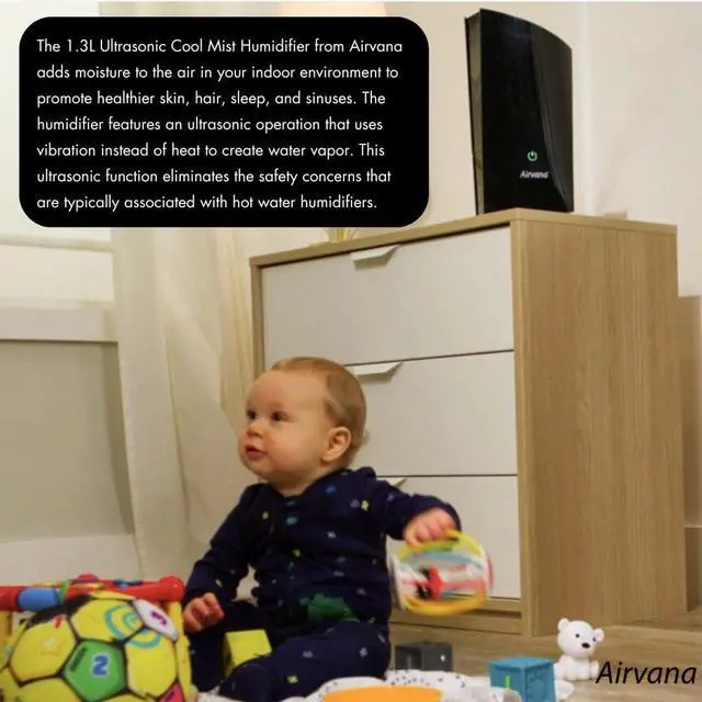 Alt view image 6 of 6 - AV450HUM 1.3L Ultrasonic Cool Mist Humidifier