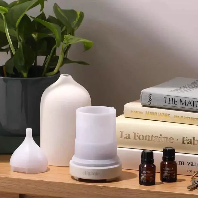 Alt view image 5 of 7 - Ceramic Diffuser (Black), 100ml Ultrasonic for Essential Oils Aromatherapy, Home & Office