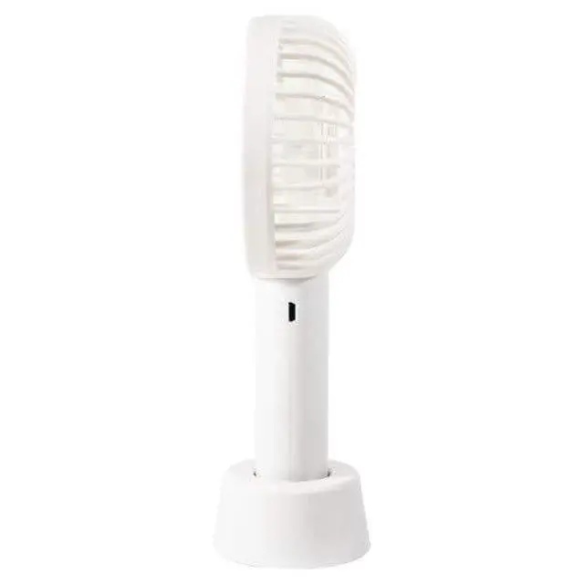 Alt view image 6 of 6 - Personal Handheld Rechargeable Fan, 4 inch, 3 Speed, Lithium Ion Battery, Micro USB Cable, Powerful, Mini Hand Fan, Ideal for Home, Bedroom & Office, CZPF402WT