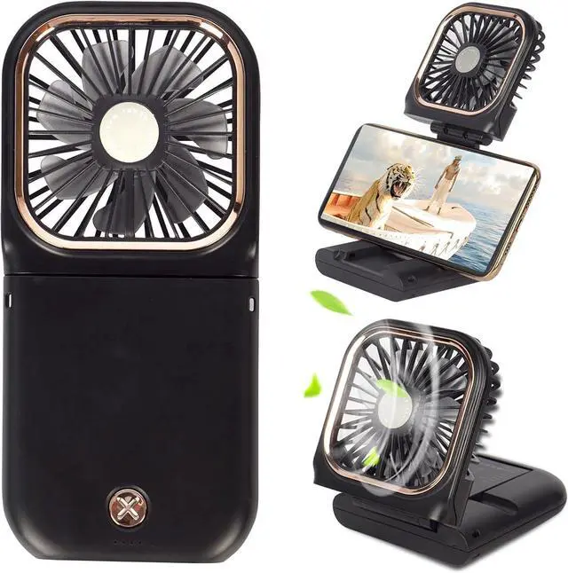 Main image of Portable Fan,handheld Fan,Mini Fan,Rechargeable Personal Fan, 3000mAh Battery Operated Cooling 3 in 1 Electric Fan for Travel Camping
