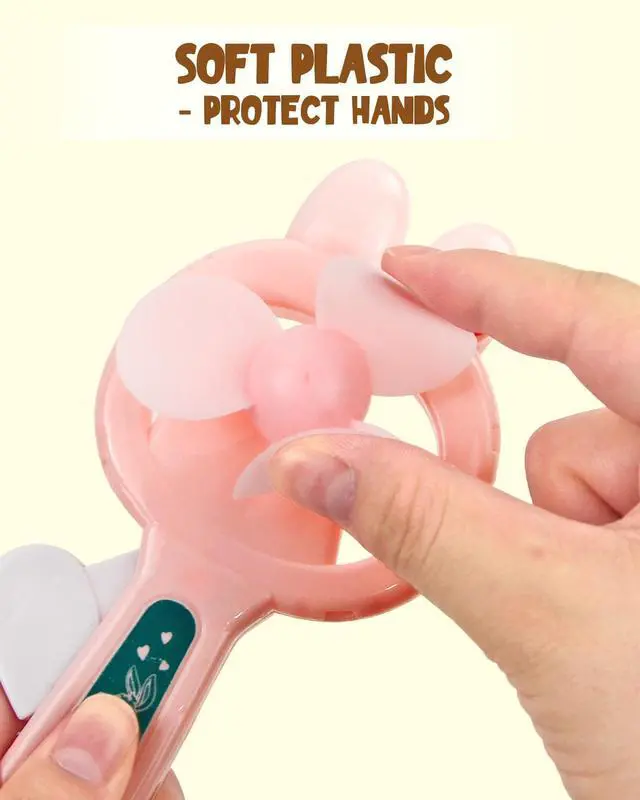 Alt view image 4 of 7 - 20 Summer Party Favors for Kids 3-12 Years Old, Mini Toy Fans for Boys and Girls-No Battery Needed Handheld Fans for Goodie Bag Stuffers