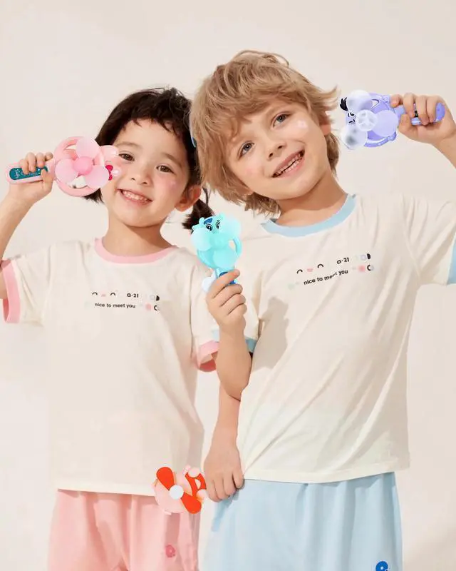 Alt view image 7 of 7 - 20 Summer Party Favors for Kids 3-12 Years Old, Mini Toy Fans for Boys and Girls-No Battery Needed Handheld Fans for Goodie Bag Stuffers