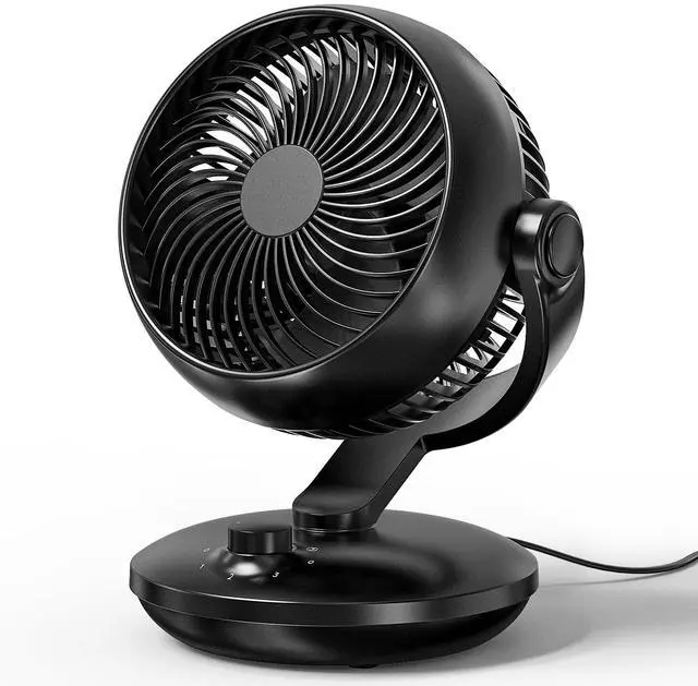 Main image of Desk Air Circulator Fan, Fan for Bedroom, Auto Oscillating Table Fans, 11 Inch, 3 Speeds, 28 db, for Quiet Fans for Whole Room/Home/Office/Dorm/Kitchen