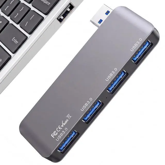 Main image of Right USB Hub, Cable-Free USB Splitter,Portable USB Hub for Laptop