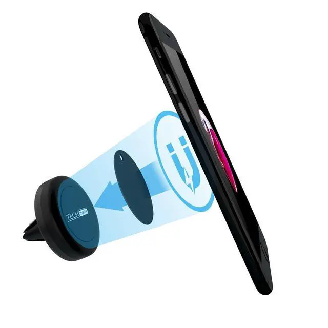 Alt view image 5 of 7 - Car Mount, MagGrip Air Vent Magnetic Universal Car Mount Holder for Smartphones Including iPhone 7, 6, 6S, Galaxy S7, S7 Edge Black, Portable Electronic Device Mount