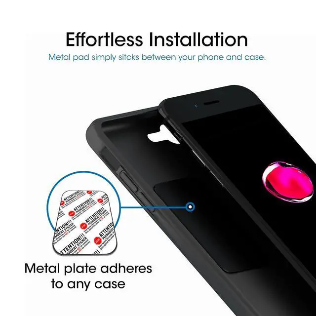 Alt view image 6 of 7 - Car Mount, MagGrip Air Vent Magnetic Universal Car Mount Holder for Smartphones Including iPhone 7, 6, 6S, Galaxy S7, S7 Edge Black, Portable Electronic Device Mount