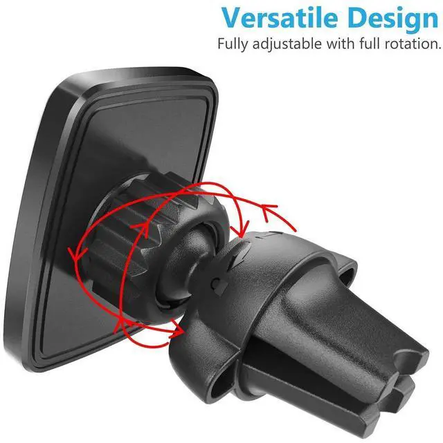 Alt view image 7 of 7 - Magnetic Phone Holder for Car, Twist-Lock Air Vent Car Phone Holder with Swift-Snap Technology, Secure Grip Car Phone Mount, Compatible with All Smartphones, Strong Magnets