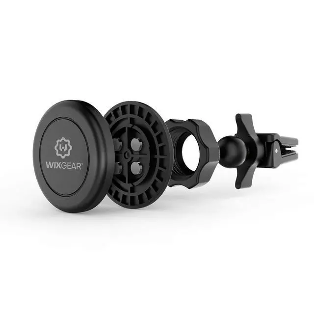 Alt view image 7 of 7 - Universal Twist-Lock Air Vent Magnetic Car Mount Holder for Cell Phones with Fast Swift-snap Technology Supports Devices up to 14oz