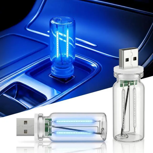 Main image of Mini USB Night Light Bulb for Car, 2PCS