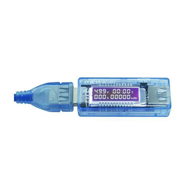 Alt view image 5 of 5 - 2Pcs LCD USB Voltage Ampere Meter Power Capacity Tester Meter Mobile Power Test KWS-V20 Tester Power Bank Battery Capacity Tester