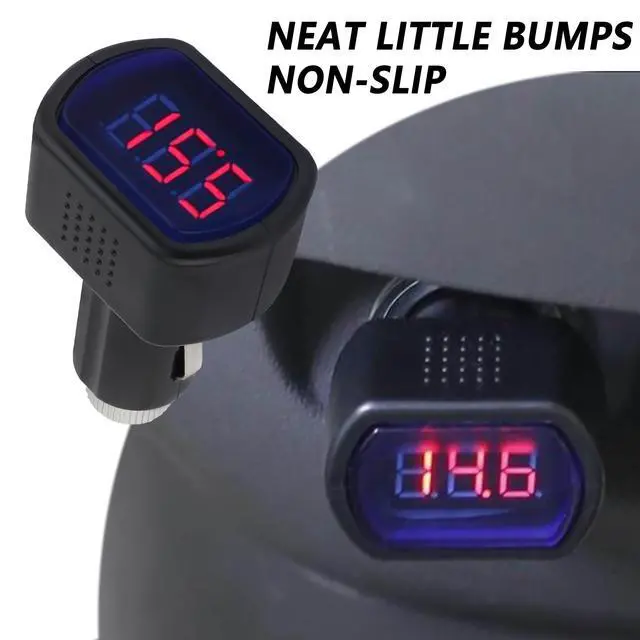 Alt view image 7 of 7 - Car LED Cigarette Lighter Voltage Meter,Digital Display Car Battery Monitor 12V,Universal Electric Battery Voltage Meter Car Accessories for Most Cars Trucks SUVs Motorcycles (2PCS)