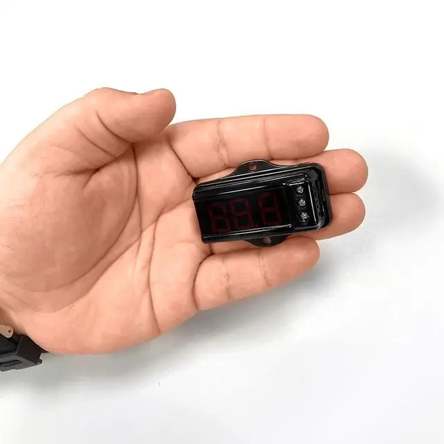 Alt view image 2 of 6 - Automotive Digital Voltmeter VTR 1000 Black, Red LED Automotive Car Audio, Digital Display, Measure and Monitor Electrical Voltage of The Battery, Easy to Install