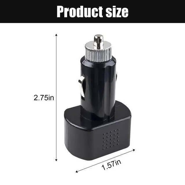 Alt view image 2 of 6 - Car LED Digital Voltmeter, DC 12V 24V Cigarette Lighter Voltage Meter, Digital Battery Voltage Gauge Monitor, Universal Auto Electric Volt Display Accessories for Car Truck (1PC)