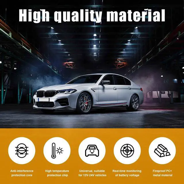 Alt view image 3 of 6 - 2 PCS Car LED Cigarette Lighter Voltmeter, DC 12V 24V Battery Voltage Digital Panel Meter, Universal Auto Electric Volt Gauge Monitor, Car Accessories for Motorcycle Truck