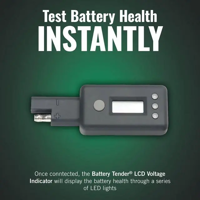 Alt view image 3 of 7 - Voltage Indicator for Easy-to-Use Accurate 12V Battery Testing - Easily Track 12V Battery Voltage Using LCD Display with LED Charge Indicator - 081-0157
