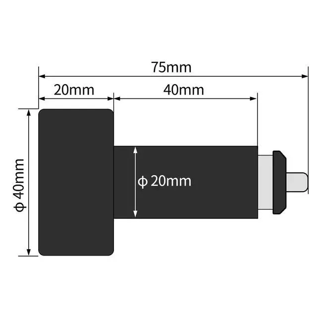 Alt view image 2 of 7 - Digital Voltage Temperature Monitor, Car Charger USB Charge for Car Battery Voltmeter Thermometer 12V 24V Temp Volt Tester Multimeter